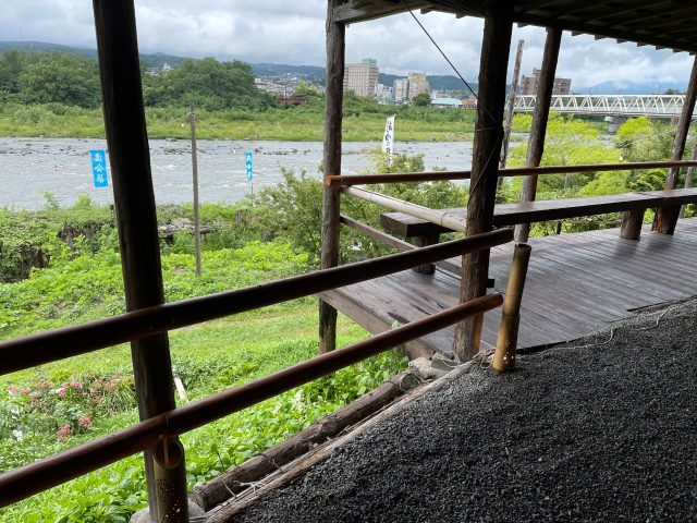 鮎の簗