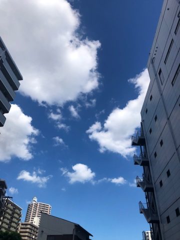 最近の天気は本当に怖いですね。