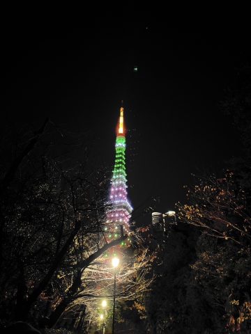 東京タワーの夜景
