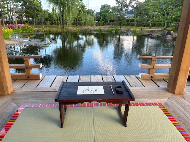 紫式部になった気分で