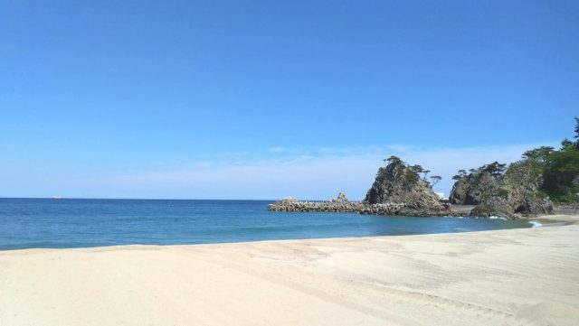 北三陸の砂浜