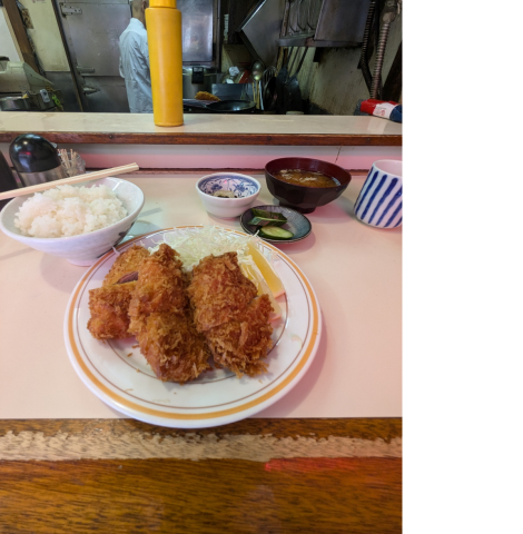 ロースカツランチセット