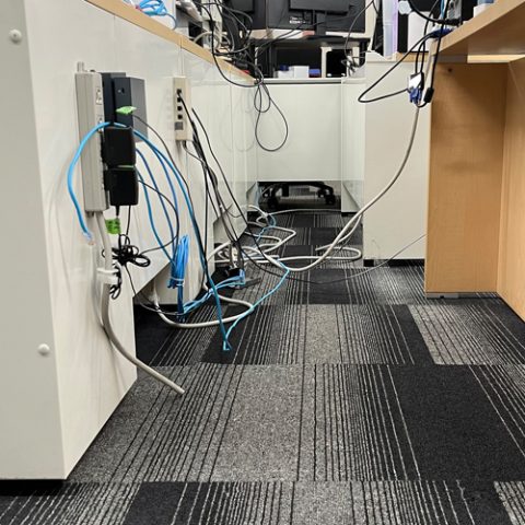 絡み合った線