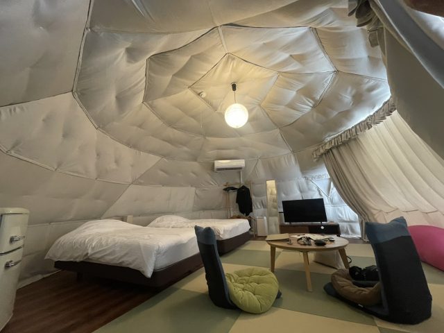 初グランピング⛺