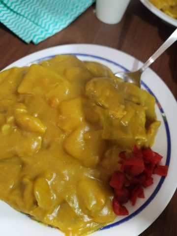 黄色いカレー