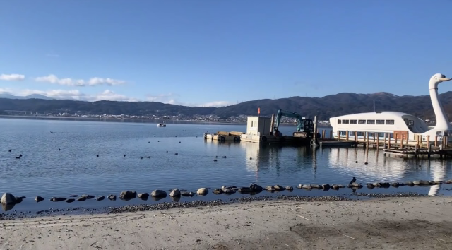冬の湖