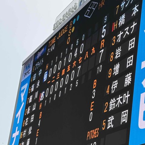 野球観戦！